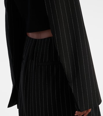Blazer cropped Utopia con raya diplomática | Sportmax