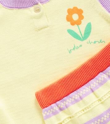 婴幼儿 — Flower棉质上衣与短裤套装 | Bobo Choses