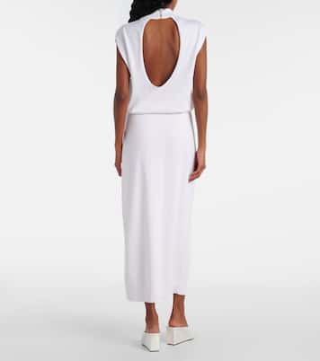 Midikleid Column aus Baumwolle | Alaïa