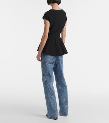 Top con peplum | Alaïa