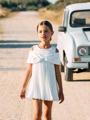 Riviera embellished pleated dress | Patachou