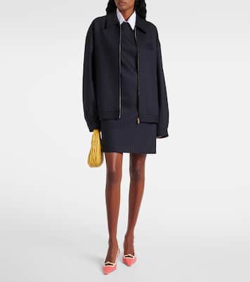 Slingback-Pumps Viv’ Canard 55 aus Leder | Roger Vivier