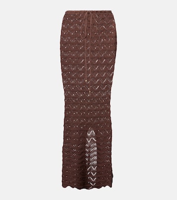 Maxirock Helena aus Häkelstrick | Bananhot