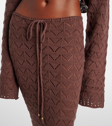 Maxirock Helena aus Häkelstrick | Bananhot