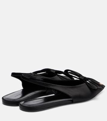Ballerines slingback Nano BB en satin | Balenciaga