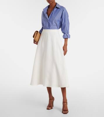 Midirock Erica aus Leinen | Ralph Lauren Collection