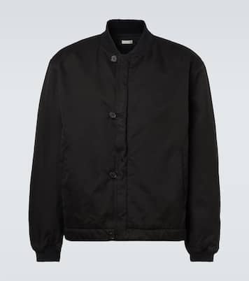 Silk and cotton bomber jacket | A.Presse