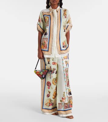 Verzierte Schultertasche Mercado Small | Alémais