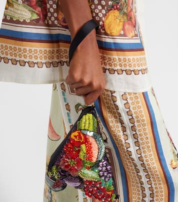 Verzierte Schultertasche Mercado Small | Alémais