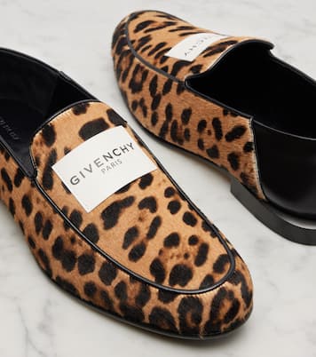 Bedruckte Loafers Label aus Kalbshaar | Givenchy