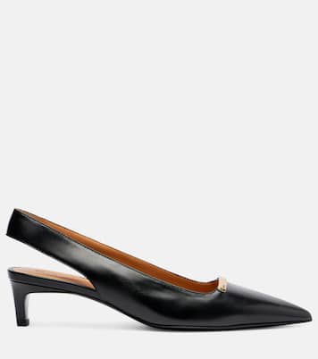 Barretta 40 leather slingback pumps | Tod's