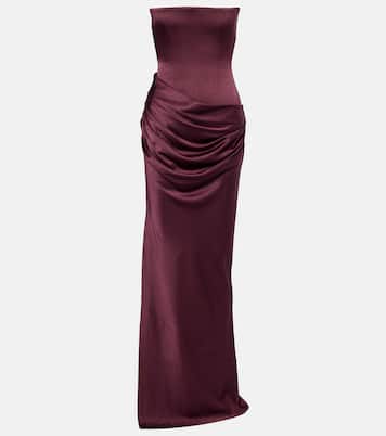 Robe aus Crêpe-Satin | Alex Perry