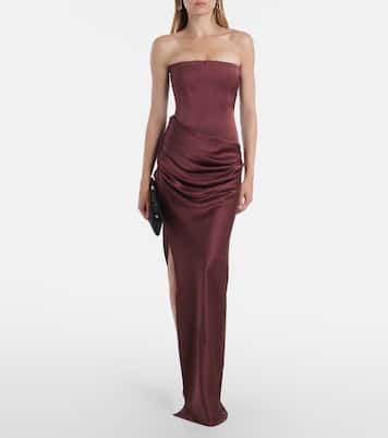 Robe aus Crêpe-Satin | Alex Perry