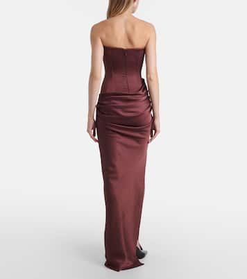 Robe aus Crêpe-Satin | Alex Perry