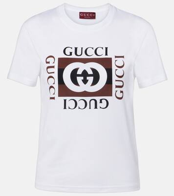 Interlocking G printed cotton T-shirt | Gucci