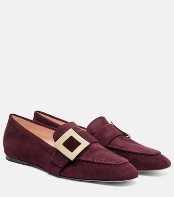 Verzierte Loafers aus Veloursleder | Roger Vivier