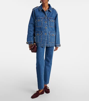 Verzierte Loafers aus Veloursleder | Roger Vivier