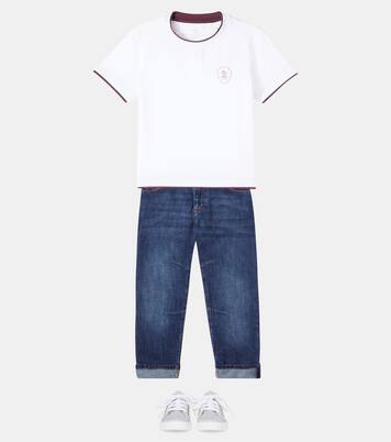 Mid-rise straight jeans | Brunello Cucinelli Kids