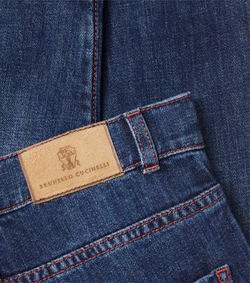 Mid-rise straight jeans | Brunello Cucinelli Kids