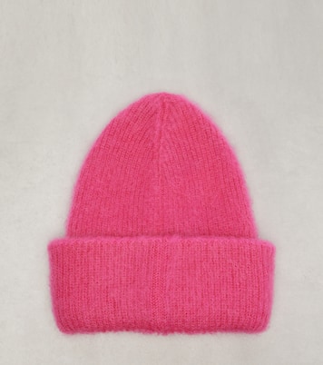 Logo wool-blend beanie | Moncler