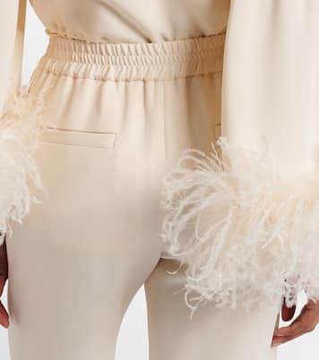 Pantalon ample en Cady Couture | Valentino