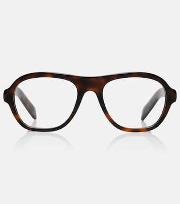 Occhiali aviator con logo | Prada