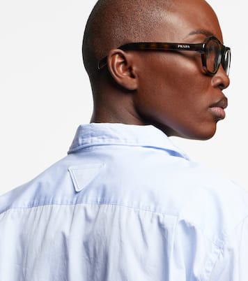 Occhiali aviator con logo | Prada