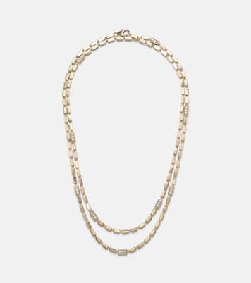 Collier Block-chain en or 18 ct et diamants | Suzanne Kalan