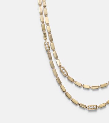 Collier Block-chain en or 18 ct et diamants | Suzanne Kalan