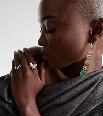 Ring Golden Strada aus 18kt Gelbgold (750/1000) mit Diamanten | Yeprem