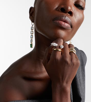 Ring Golden Strada aus 18kt Gelb- und Weißgold (750/1000) mit Diamanten | Yeprem