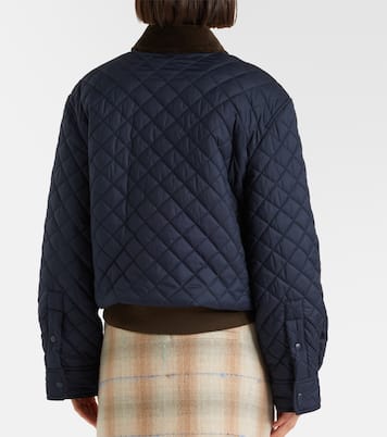 Steppjacke mit Cord | Loewe