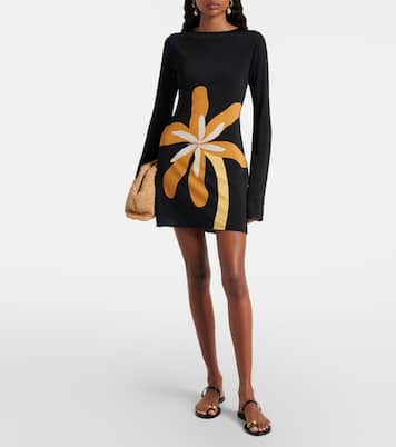 Maisha floral jersey minidress | Cala de la Cruz