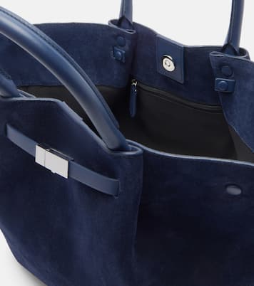 New York Midi suede tote bag | DeMellier