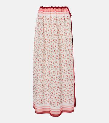 Floral cotton beach cover-up | Dolce&Gabbana