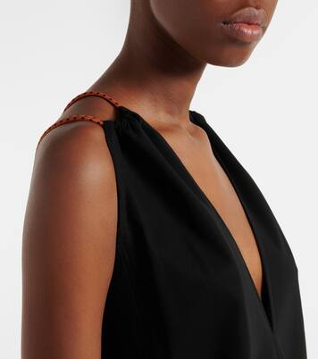 Cotton crêpe jumpsuit | Plan C