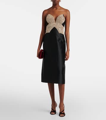 Cocktailkleid Tala mit Kristallen | Costarellos