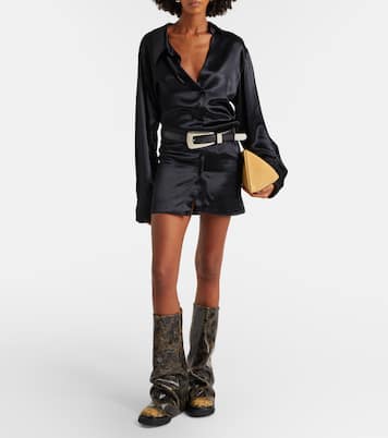 Robin leather knee-high boots | The Attico