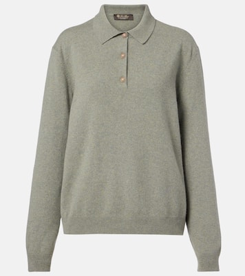 Classic cashmere polo sweater | Loro Piana