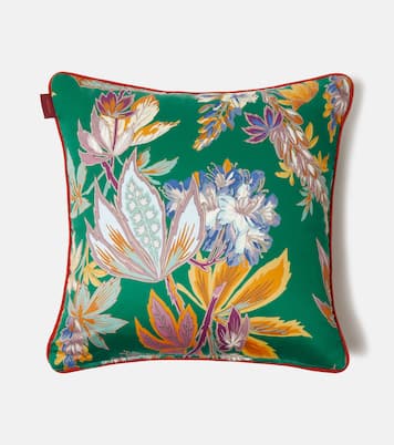 Paisley floral cotton cushion  | Etro
