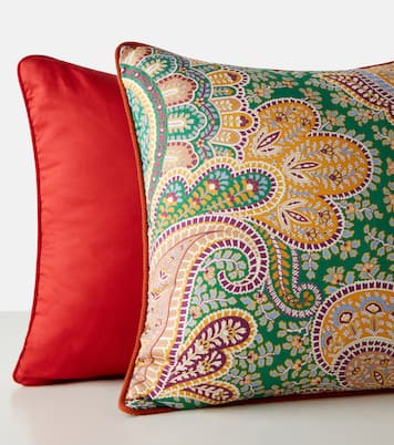 Paisley floral cotton cushion  | Etro