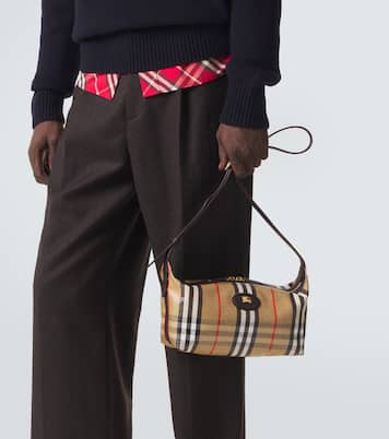 Burberry Check canvas shoulder bag | Burberry