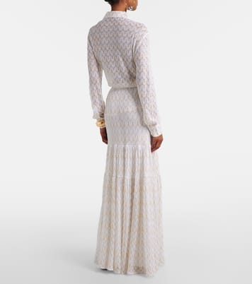 Jupe longue en lamé | Missoni