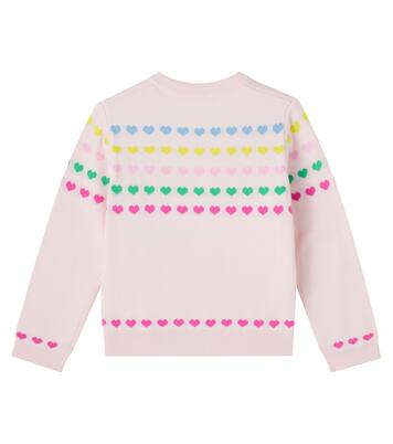 Laligne jacquard cotton cardigan  | Bonton