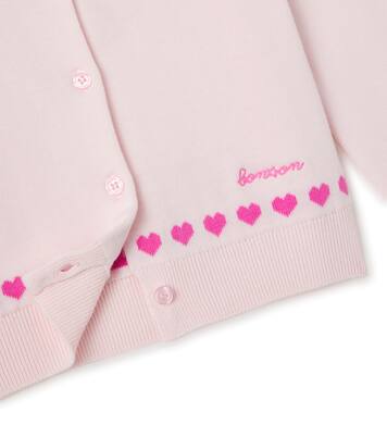 Laligne jacquard cotton cardigan  | Bonton