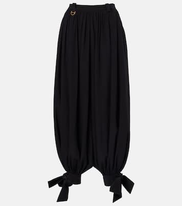 Silk crêpe de chine balloon pants | Chloé