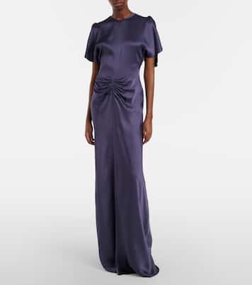 Robe Isabella aus Satin | Victoria Beckham
