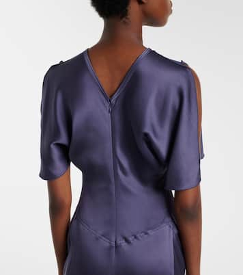 Robe Isabella aus Satin | Victoria Beckham