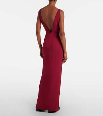 Asymmetrical draped midi dress | Givenchy