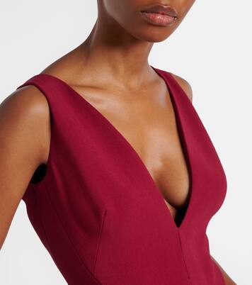 Asymmetrical draped midi dress | Givenchy